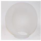 Vintage Frosted Glass Sconce Half Shade
