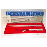 Carvel Hall Stainless Steel Carving Set in Box