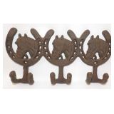 Cast Iron Horse Shoe Wall Hooks