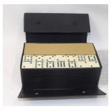 Cardinal Domino Set in Case