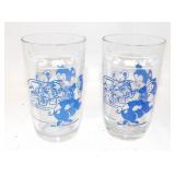 Blue Pyro Children's Drinking Glasses