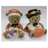 Russ Anthropomorphic Thanksgiving Pilgrim Bears