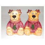 Christmas Holiday Reindeers Wearing Sweaters