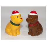 Vintage Yellow and Brown Lab Retriever Dogs