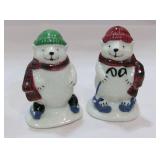 Pfaltzgraff Polar Bears Skiing & Ice Skating