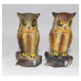 Inarco Wise Old Owls on Tree Log