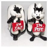 Magnetic Skunks I'm Salt I'm Pepper Shakers