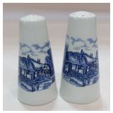 Welford on Avon Blue & White English Cottage Scene