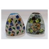 Vintage Hand-Painted Floral Mexican Pottery