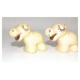 Vintage Baby Hippopotamus Shakers