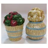 Autumn Harvest Baskets of Apples & Corn