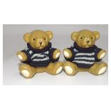 Teddy Bears Wearing Hand Knitted Sweaters