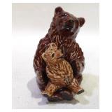 Ceramic Arts Studio Brown Bear with Cub Go With