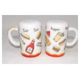 Ganz Bella Casa Summer Picnic Handled Mugs