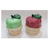 Large Green & Red Apples in Baskets