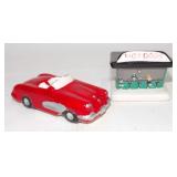 Red Convertible at Hot Dog Stand Five Dime Shakers