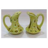 Retro Glazed Pitchers Ewers