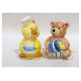 Yellow Chick Brown Teddy Bear Chefs