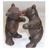 Artmark Standing Fighting Grizzlie Bears