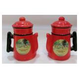 Huntingburg Indiana Souvenir Coffeepots