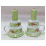 Hand-Painted Finger Loop Candleholders
