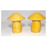 Mid Century Retro Yellow Mushrooms