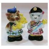 PY Scottish Terrier Dogs in Kilts with Bagpipes