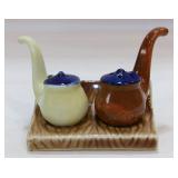 Vintage Smoking Pipes on Stand