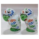 Vintage Colorful Tropical Parrot Birds