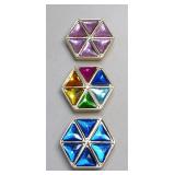Set of Colorful Button Covers