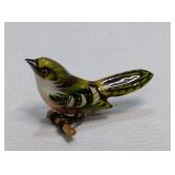 Takahashi Wood Carved Hand-Painted Bird Pin