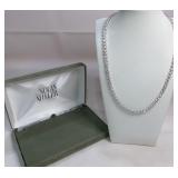 Nolan Miller 18' CZ Tennis Necklace with Box