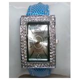 Strada Quartz Wristwatch Rhinestone Jeweled