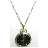 Endura Ladies Pendant Watch Necklace