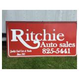 Richie Auto Sales Sign