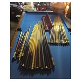 Pool cues
