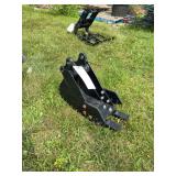 Unused 8' Toothed Mini Excavator Bucket