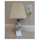 Seashell Filled Table Lamp