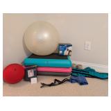 Assorted Home Gym items