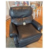 Motion Craft Black Leather Recliner