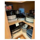 Baking & Roasting Pans (Contents of Cabinet)