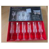 VTG Cristal D'Arques Crystal Champagne Flutes