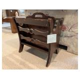 VTG Wooden Magazine Holder