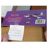 Unfinished RC Model Airplanes