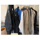 Mens XL Jackets & Neck Ties (Rack IS included)