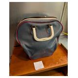 VTG Brunswick Black Beauty Bowling Ball &Bag