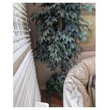 Faux Decorative Tree & Flowers