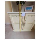 VTG Whitewashed Nightstand w/ Hutch NO CONTENTS