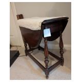 VTG Wooden Drop Leaf Side Table
