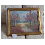 Framed Signed Painting Landscape (B)